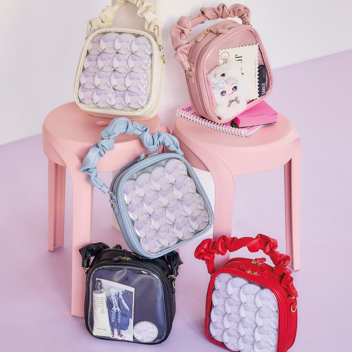 ギャザーハンドルバッグ(pink) | MARSLY ギャザーハンドルバッグ(pink) | MARSLY