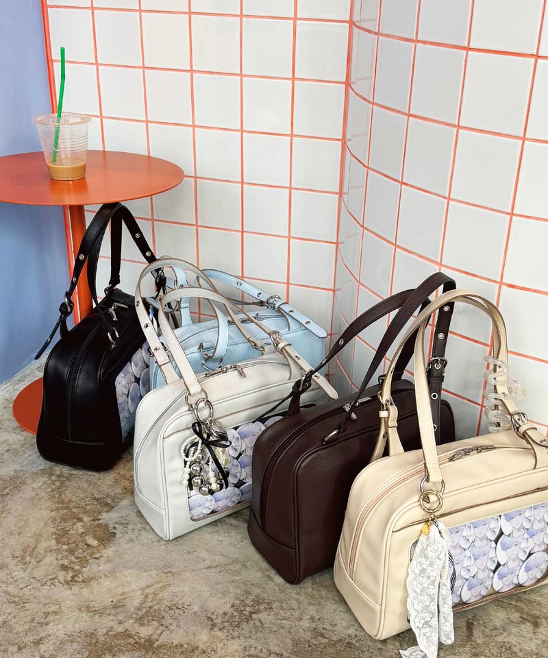 フラップボストンバッグ（Beige） | MARSLY