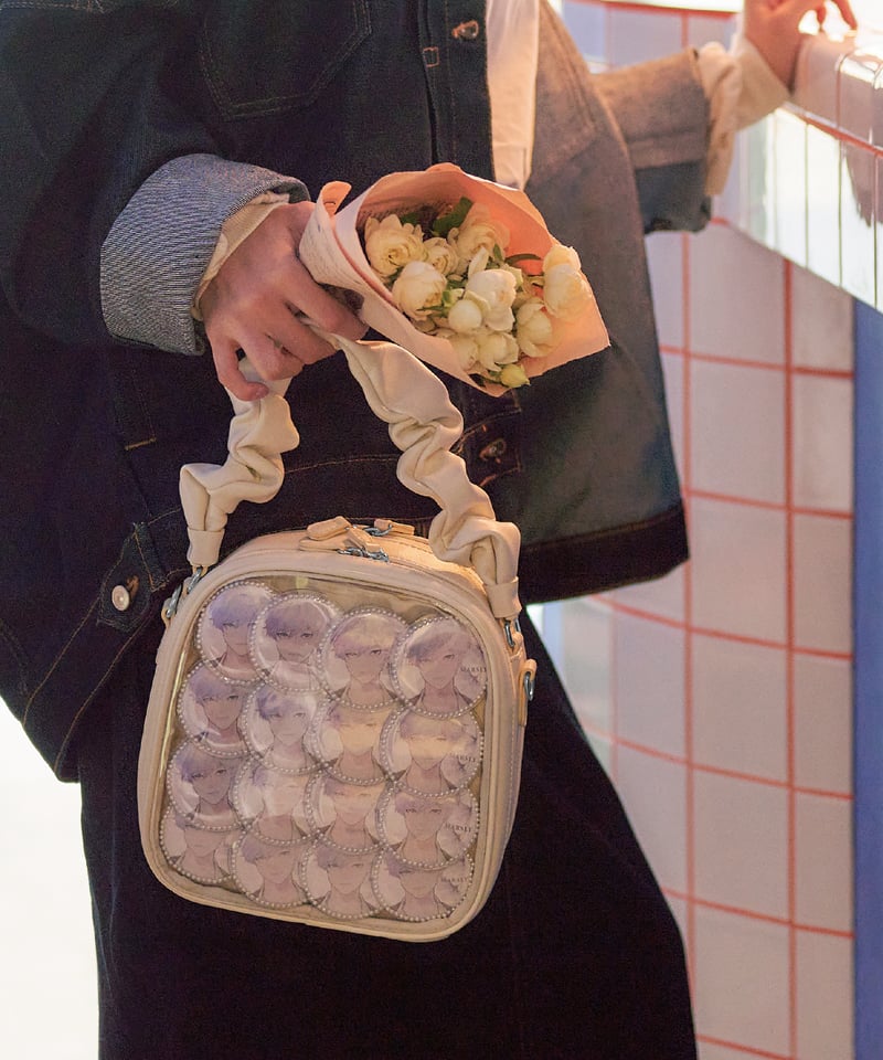 ギャザーハンドルバッグ（Off white） | MARSLY