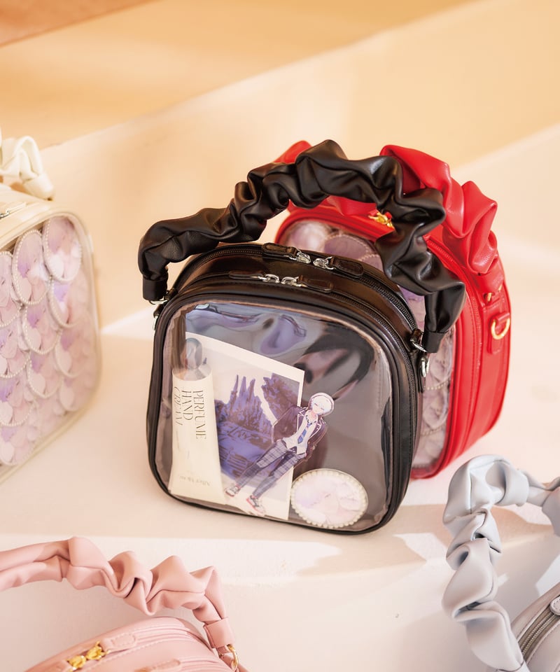 ギャザーハンドルバッグ（Black） | MARSLY