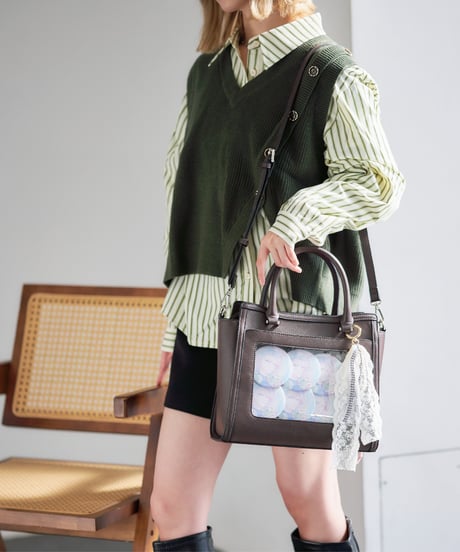 フラップバッグ（Brown）
