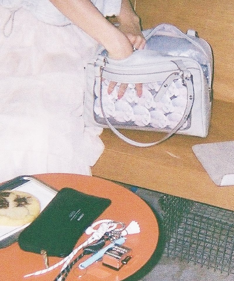 フラップボストンバッグ（ Light gray） | MARSLY
