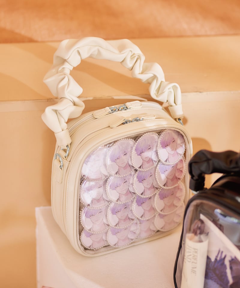 MARSLY ギャザーハンドルバッグ オフホワイト ギャザーハンドルバッグ（Off white） | MARSLY