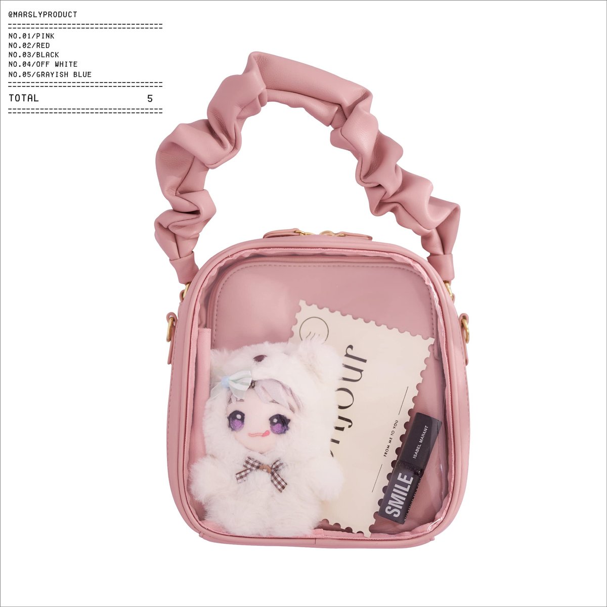 ギャザーハンドルバッグ(pink) | MARSLY ギャザーハンドルバッグ(pink) | MARSLY