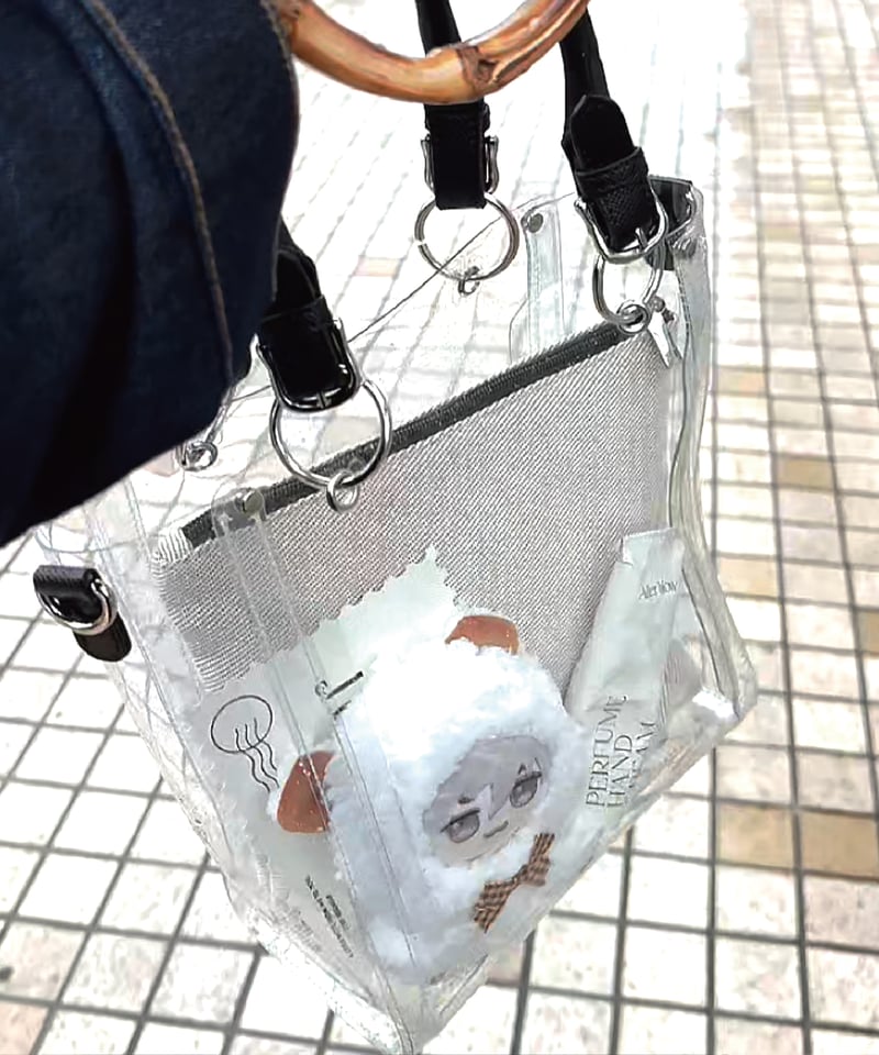 クリアバッグ（Black /ブラック） | MARSLY