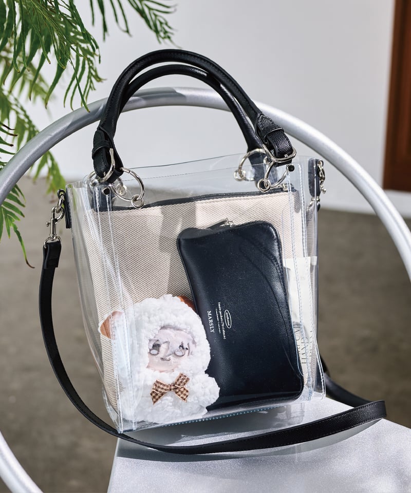 クリアバッグ（Black /ブラック） | MARSLY