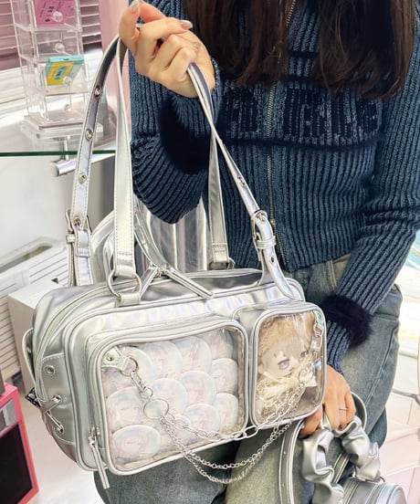 ツインポケットバッグ（Silver）