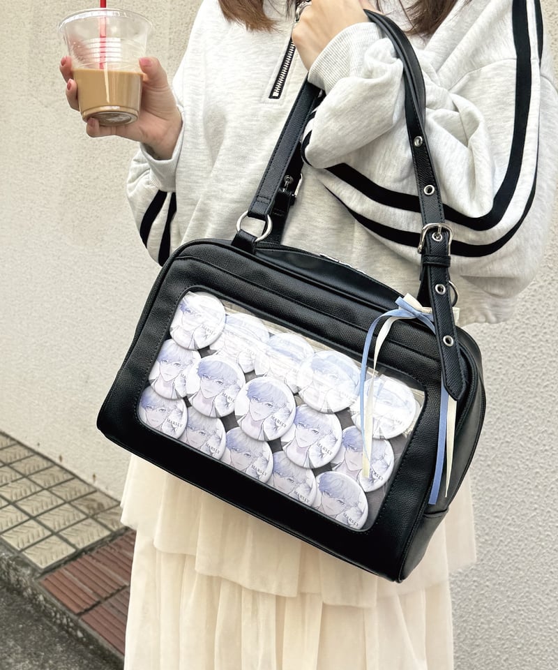 フラップボストンバッグ（Black） | MARSLY