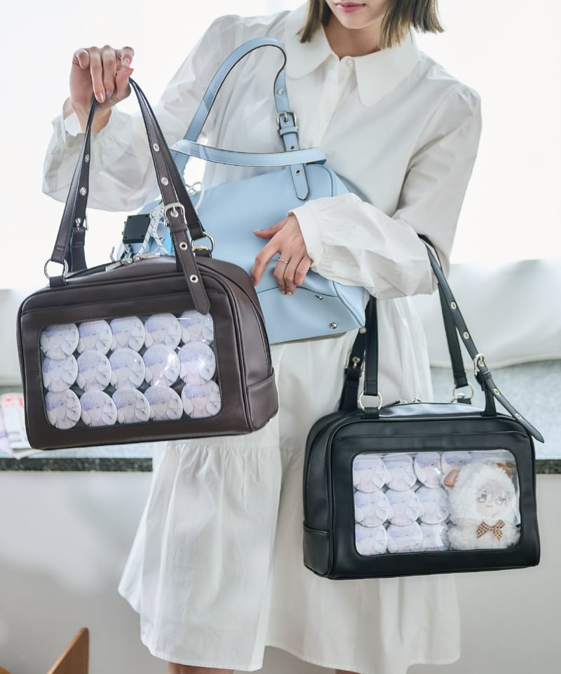 フラップボストンバッグ（Black） | MARSLY