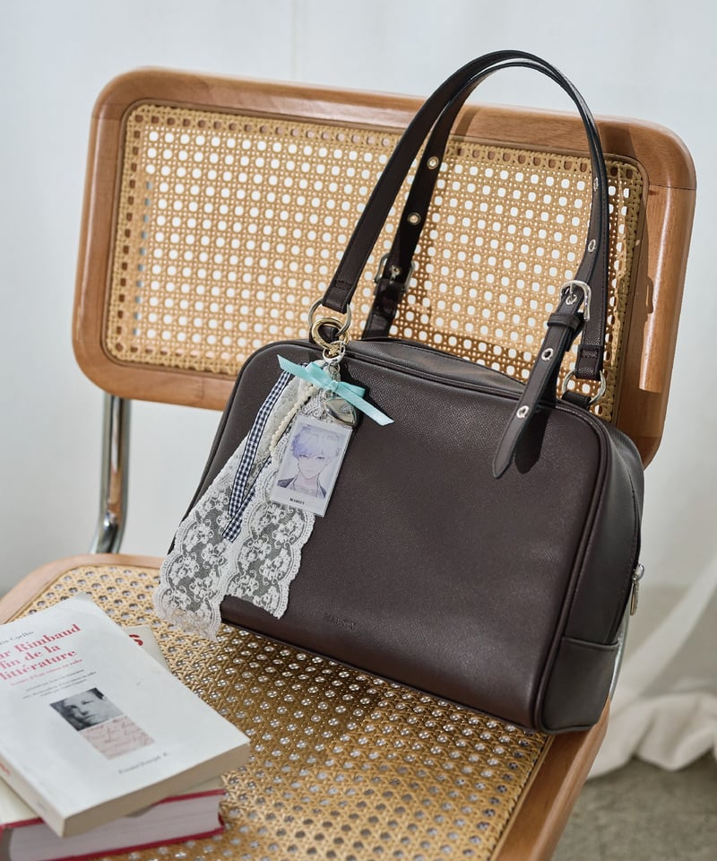 フラップボストンバッグ（Brown） | MARSLY