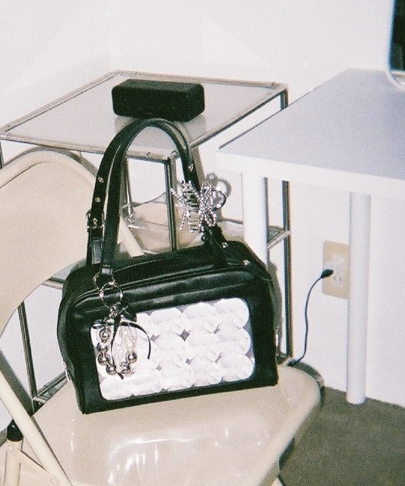 フラップボストンバッグ（Black） | MARSLY