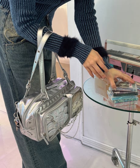 ツインポケットバッグ（Silver）