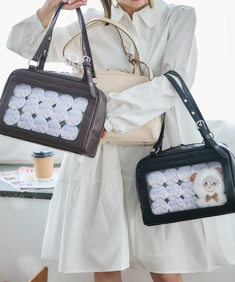 フラップボストンバッグ（Brown） | MARSLY