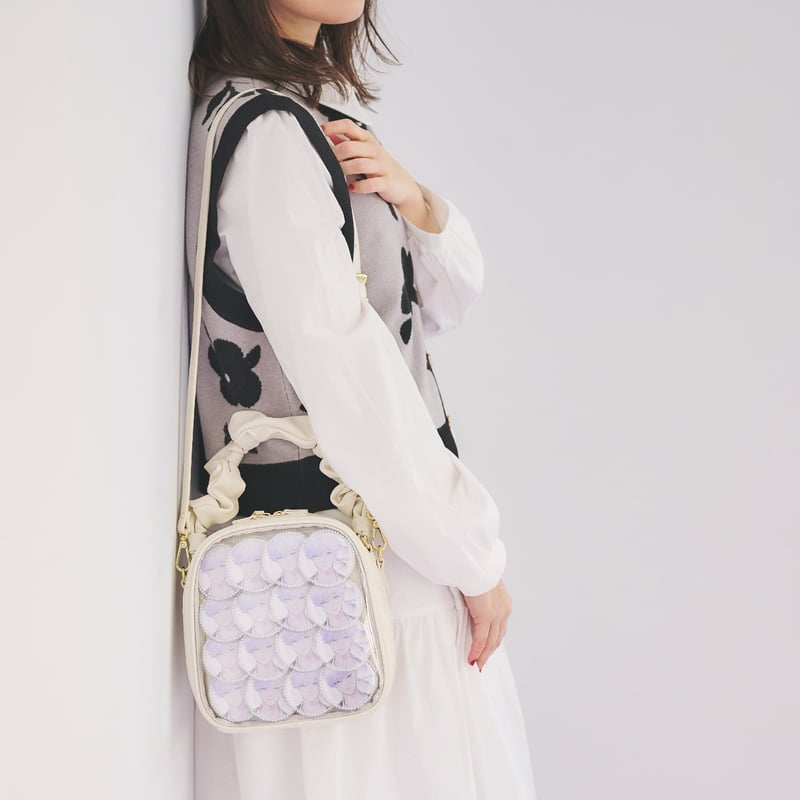 ギャザーハンドルバッグ(off white) | MARSLY ギャザーハンドルバッグ(off white) | MARSLY