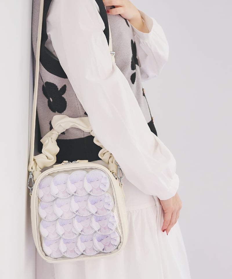 ギャザーハンドルバッグ（Off white） | MARSLY