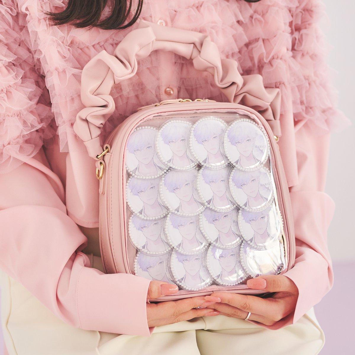 ギャザーハンドルバッグ(pink) | MARSLY ギャザーハンドルバッグ(pink) | MARSLY