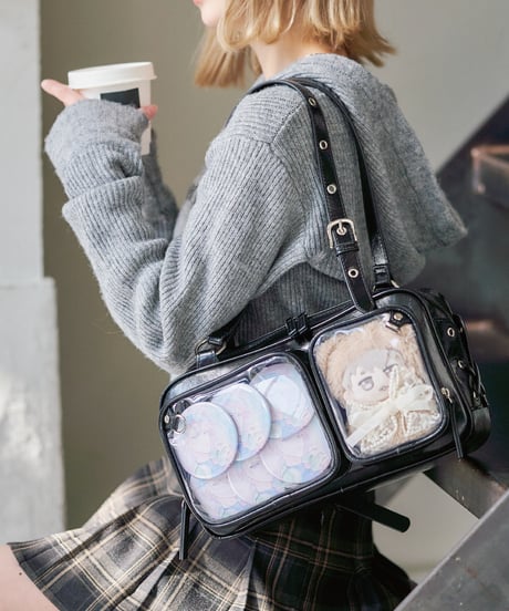 ツインポケットバッグ（Black）