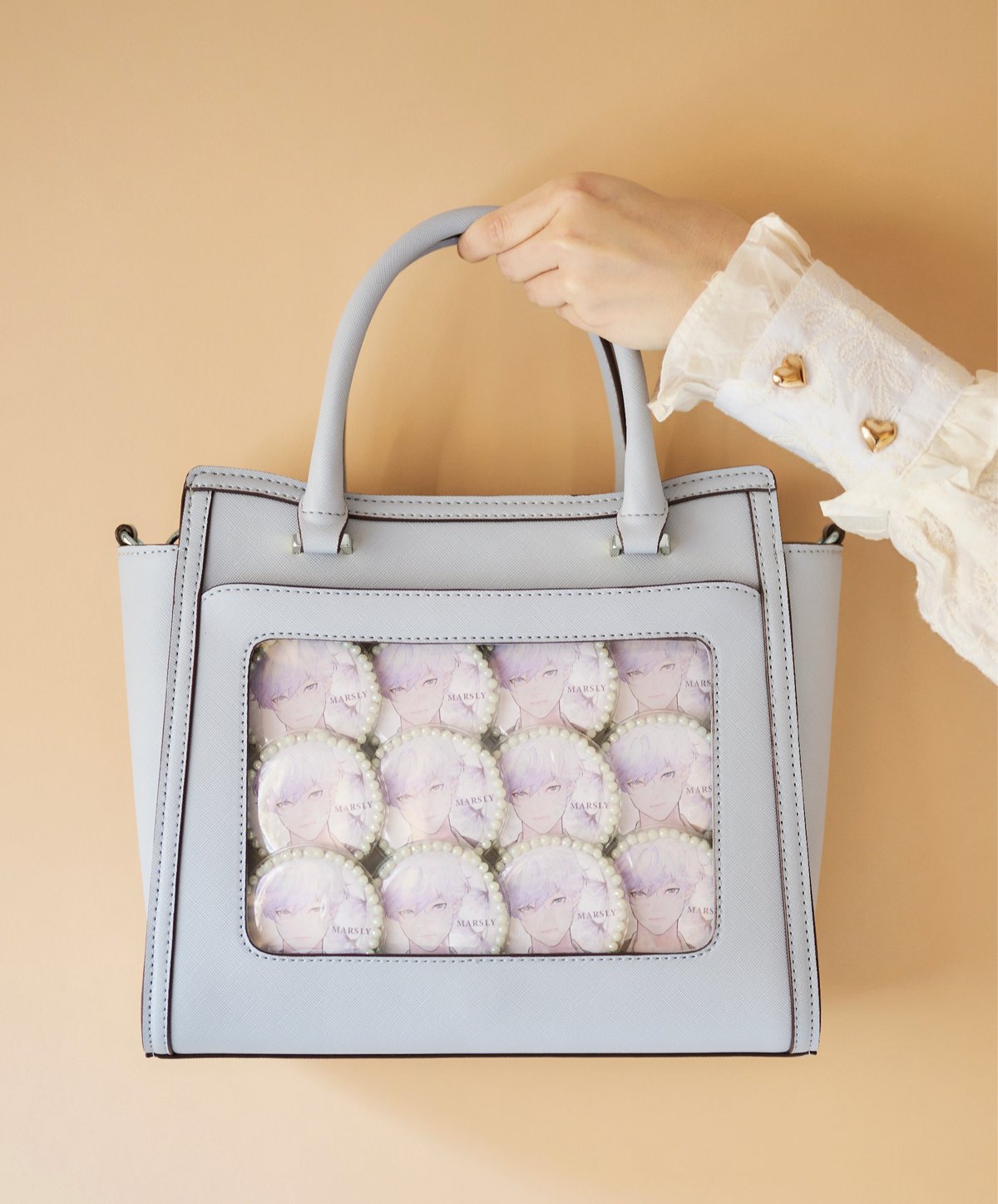 フラップバッグ（grayish blue） | MARSLY