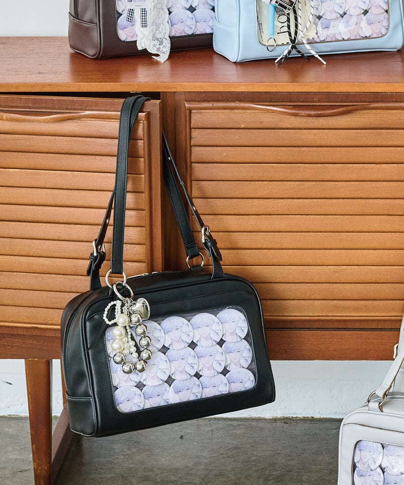 フラップボストンバッグ（Black） | MARSLY