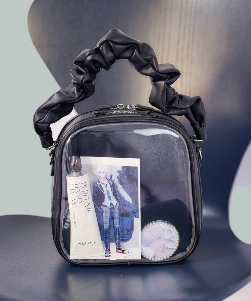 ギャザーハンドルバッグ（black） | MARSLY