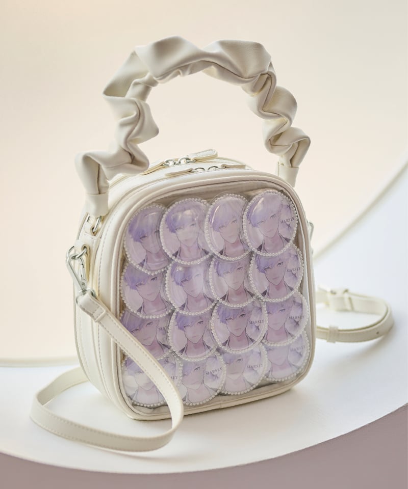 ギャザーハンドルバッグ（off white） | MARSLY