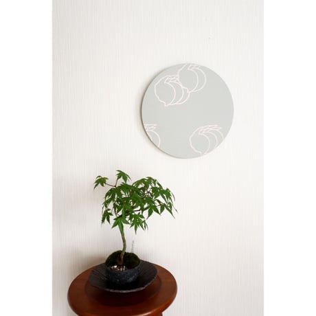 深川製磁 陶板画 陶額 鳳凰に流雲菱形文様菊唐草 サイズ