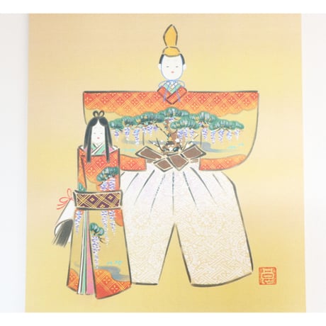 ミニ軸　　「立雛」
