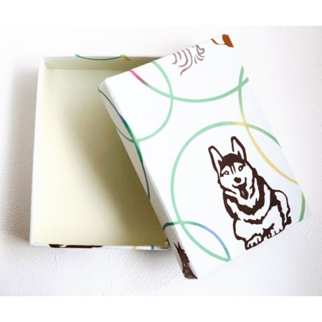 注染　文箱　「Bowｗow」　小