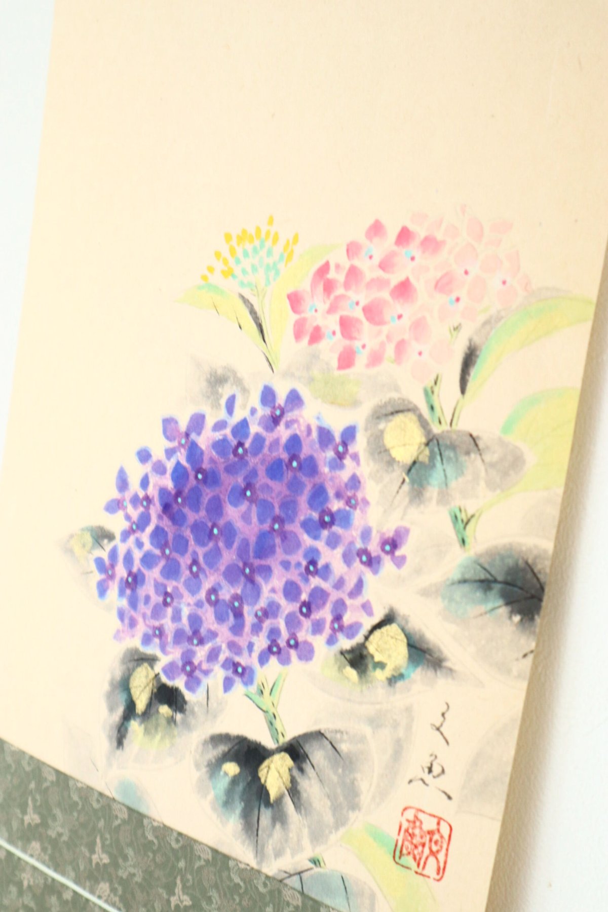 掛軸 紫陽花 筆者：中谷文魚 【公式通販】