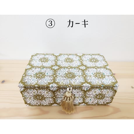 ファブリックボックス　「anemone」