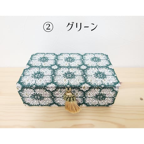 ファブリックボックス　「anemone」