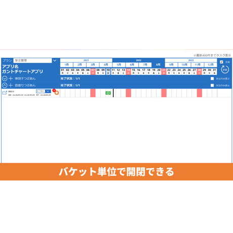 アプリ│SVG版ガントチャートアプリ