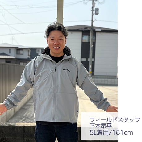 ロゴストレッチシェルパーカー【お届け：5月中旬】