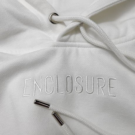 Power shoulder LOGO mini hoodie