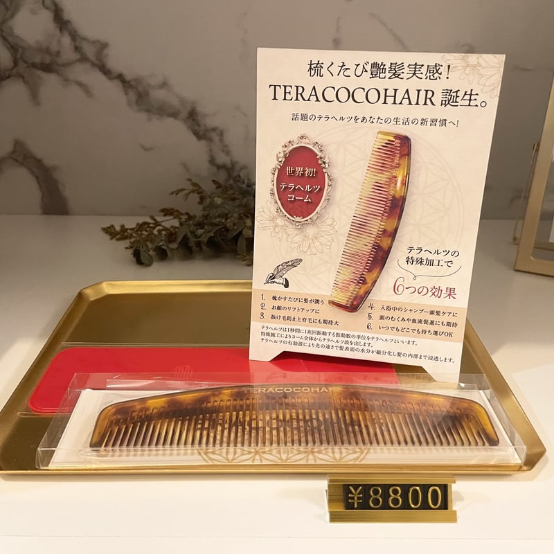 TERACOCQHAIR テラココヘアー　ケース付き TERACOCQHAIR テラココヘアー ケース付き TERACOCOHAIR テラココヘアー