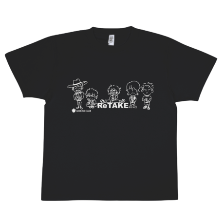 ReTAKE 黒Tシャツ