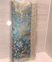 【数量限定・送料無料】台湾製 上質シルクポーチ｜クリスタル・ジュエリーのエネルギー保護に（中サイズ）
