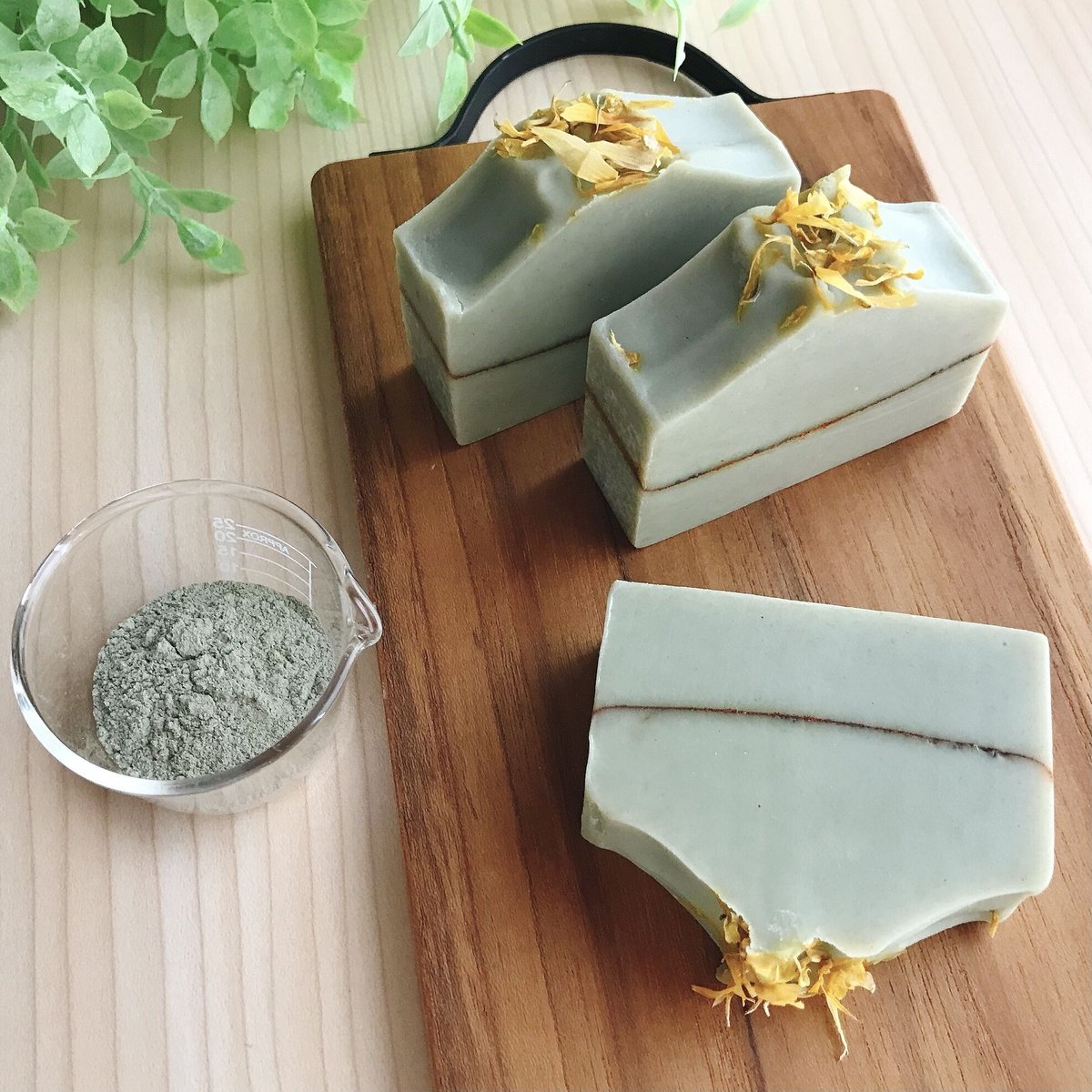 ミント＆クレイ コールドプロセス製法 手作り石けん 1個
