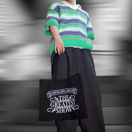 ”THE GREATEST SHOW” TOTE BAG / BLACK