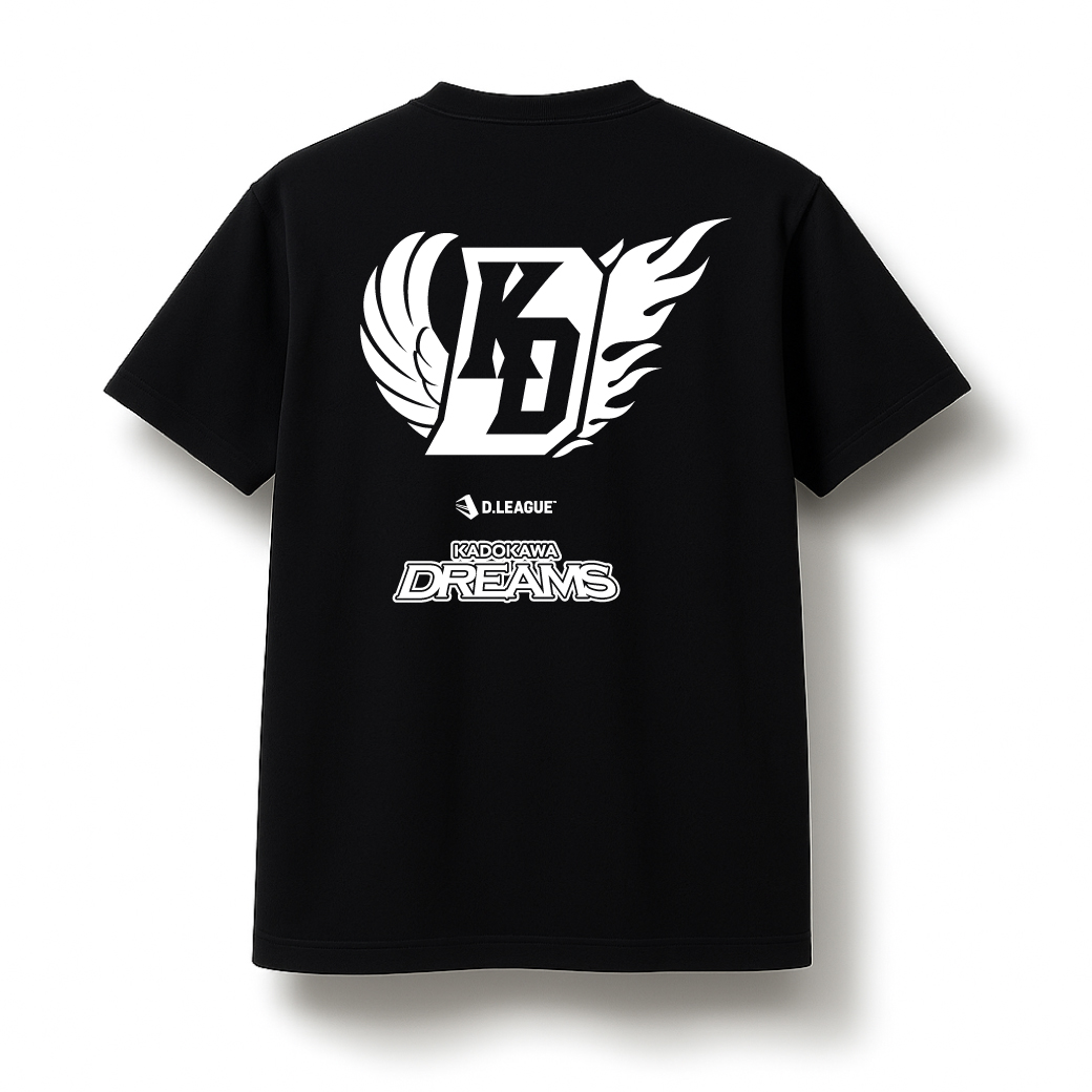 KADOKAWA DREAMS / BACKPRINT T-SHIRTS / BLACK |