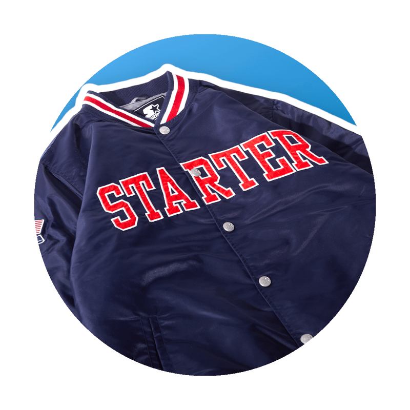 美品☆STARTER JACKROSE スタジアムジャケット KD x STARTER 