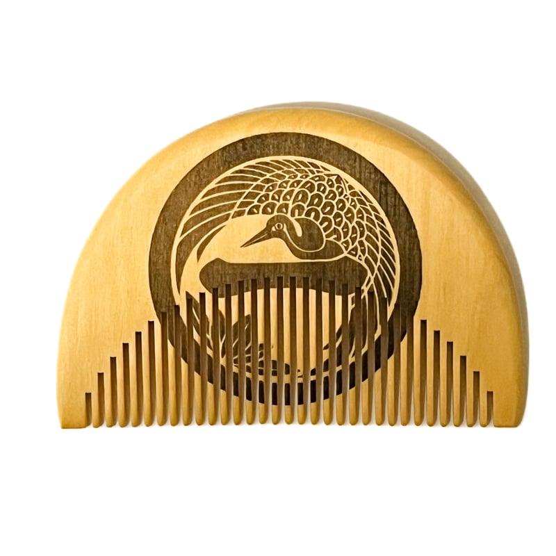 刀剣男士刀紋くし 本つげ椿油仕上げ 202姫鶴一文字 | 刀剣学習舎