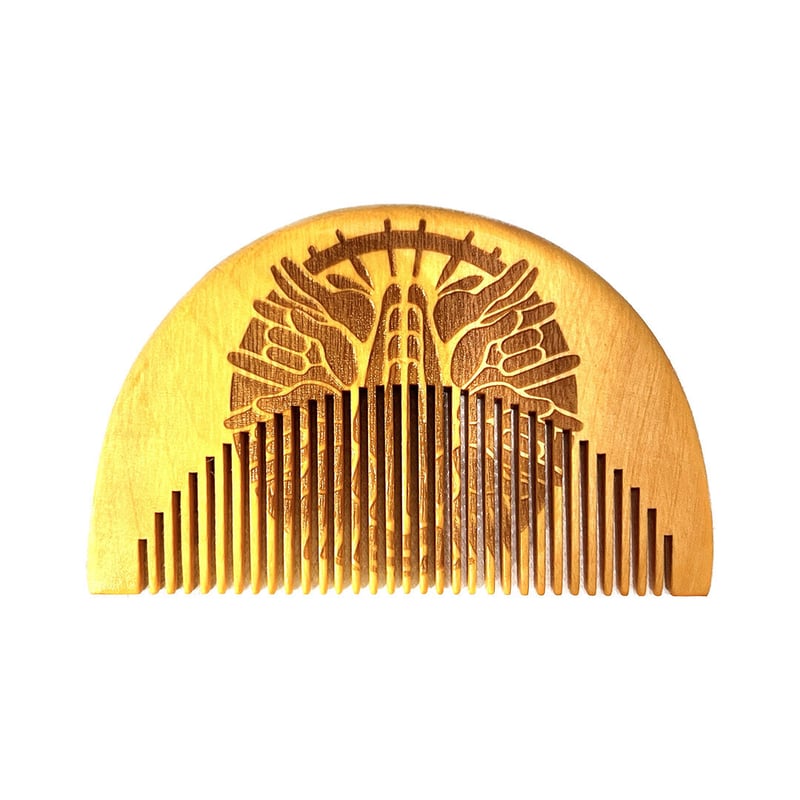 刀剣男士刀紋くし 本つげ椿油仕上げ 063千子村正 | 刀剣学習舎