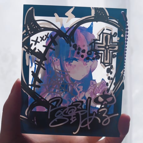 【展示のみ】BIGLOVE💗デコチェキ風アクキー