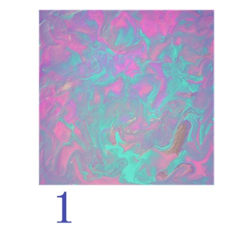 【厚紙】ポーリングアート原画