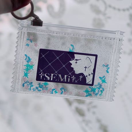 ‪†SEMi†‬ロゴミニポーチ