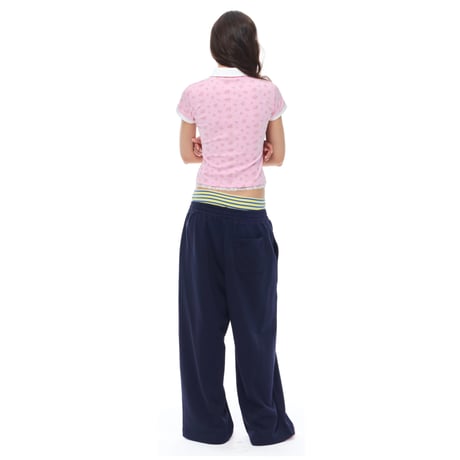 PURE LOVE PIGLET LACE POLO PINK