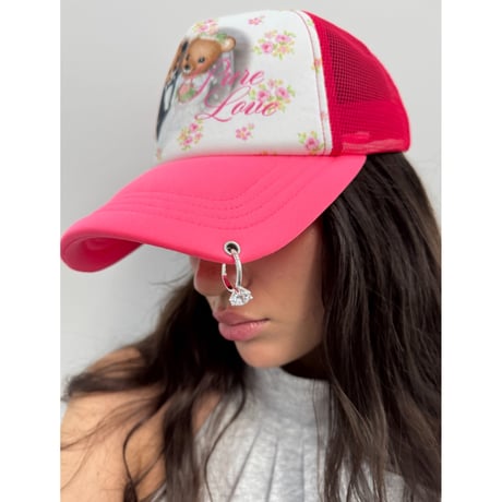PURE LOVE BEAR TRUCKER CAP