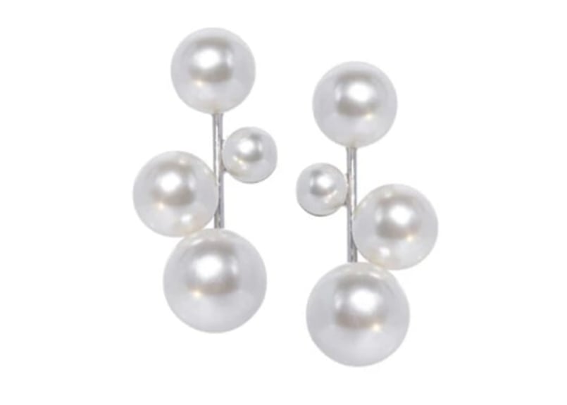 レンタルご予約分】Elizabeth Bower Bubble Studシルバー