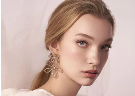 【レンタルご予約分】Elizabeth Bower Pavet Dubletイヤリング（シルバー）